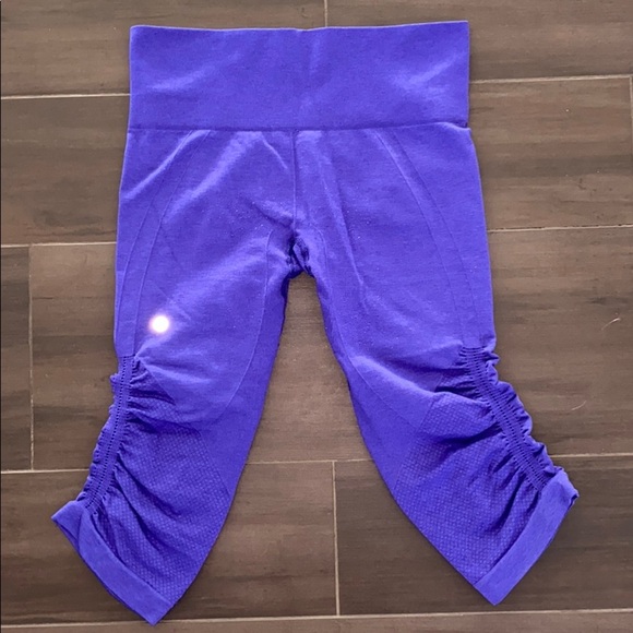 Lululemon In The Flow Crop Power Purple - Picture 4 of 6